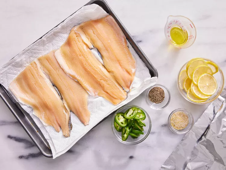 Fish in foil