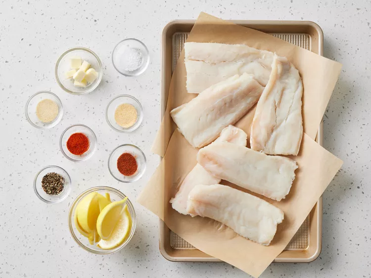 Simple Broiled Haddock